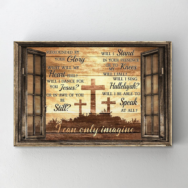 Trinx I Can Only Imagine Lyrics Wood Window 1 Piece Re I Can Only Imagine Lyrics Wood Window